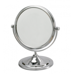 Espelho de Mesa Dupla Face - Diam. 15cm com aumento de 3 vezes - Jackwal