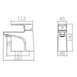 Misturador monocomando para lavatório de mesa Level 2875 C26 cromado - Deca